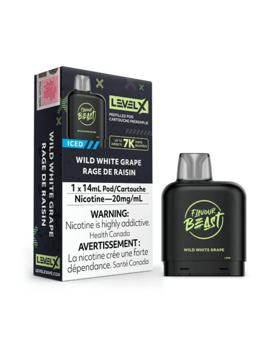 Flavour Beast Level X Pods 7K dripcrate vape shop